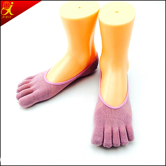 Women Toeless Socks Thin Simple Style Indoor Wear
